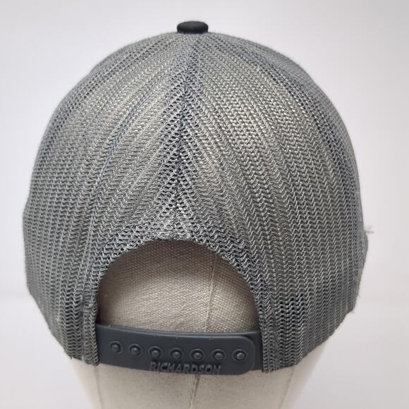 Low Roller Reining Classic Trucker Hat Black One Size Adjustable Mesh Richardson - Picture 6 of 10